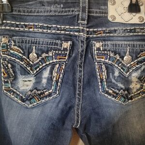 Women's Miss Me Mid-Rise Easyboot Jeans Size 26